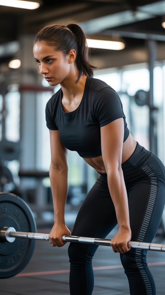 barbell row for back strength