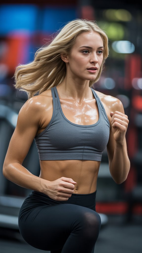 hiit high knees workout