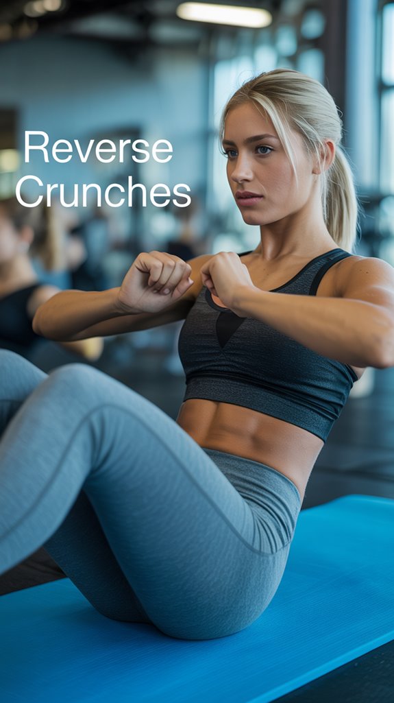 reverse crunches strengthen core