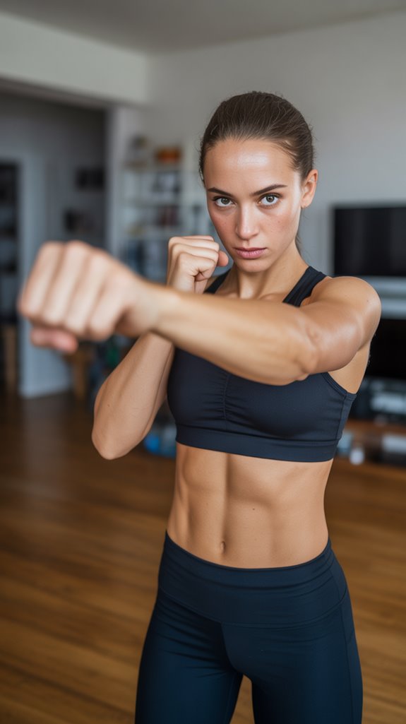 shadowboxing boosts upper body