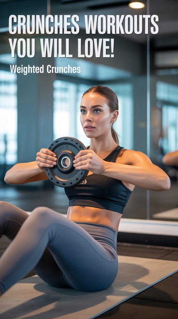 weighted core strength training