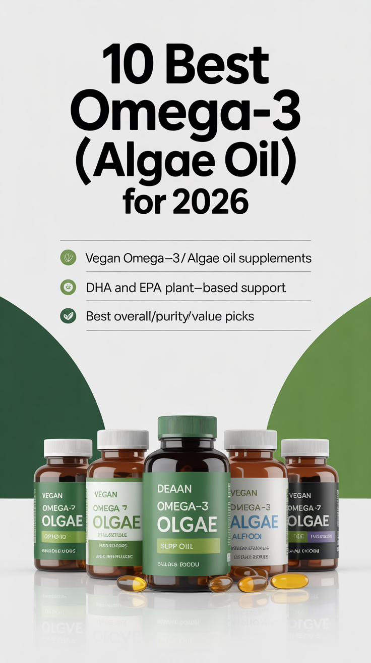 Fitness tips: 10 Best Vegan Omega-3 (Algae Oil) for 2026