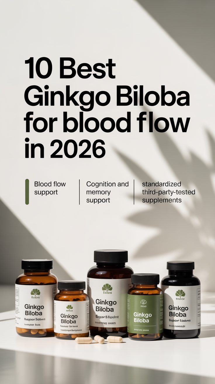 Fitness tips: 10 Best Ginkgo Biloba for Blood Flow in 2026